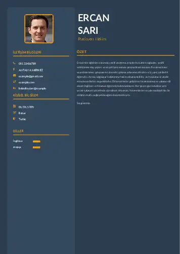 Pratisyen Hekim Cv Örnekleri cv indir